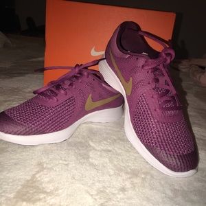 Purple Nike Revolution 4 shoes!!!